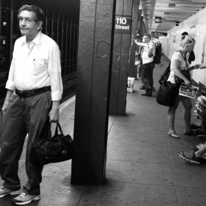 Waiting for the B at 110th St.