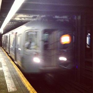 Bronx bound B train.