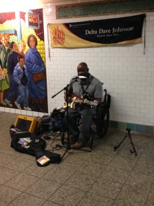 Delta Dave is keeping the blues alive #nycpeople #subway #southernculture #blues