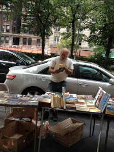 Selling Books on Broadway.